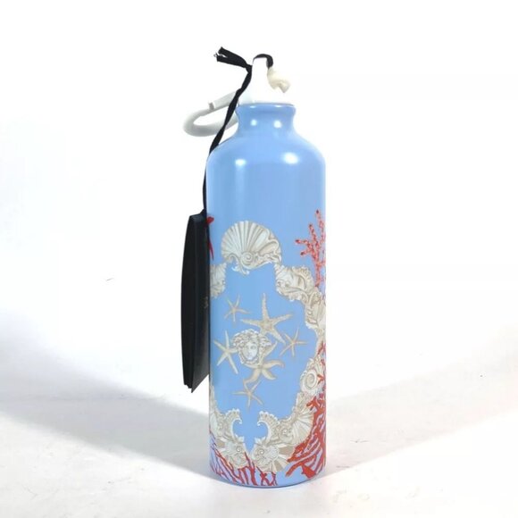 VERSACE Logo Water Bottle tumbler SS blue Unused - Picture 2 of 9